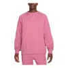 Nike X Nocta Nrg Fleece Crewneck Sweatshirt 'desert Berry Pink'