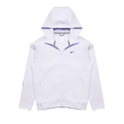 Pre-owned Nike X Nocta Tech Fleece Full Zip Hoodie 'palest Purple/daybreak' | Men's Size L
