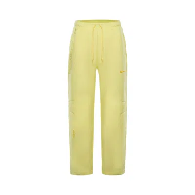 Pre-owned Nike X Nocta Tech Fleece Open Hem Pant 'citron Tint' | Yellow | Men's Size L