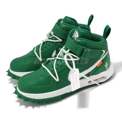 Pre-owned Nike X Off-white Air Force 1 Mid Sp Lthr Af1 Pine Green Men Casual Dr0500-300