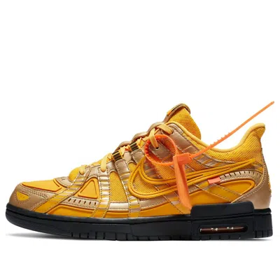 Nike X Off-white Air Rubber Dunk 'university Gold'