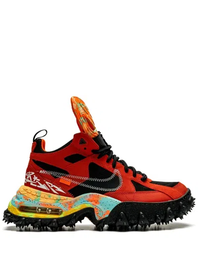 Nike X Off-white Air Terra Forma "mantra Orange" Sneakers In Red