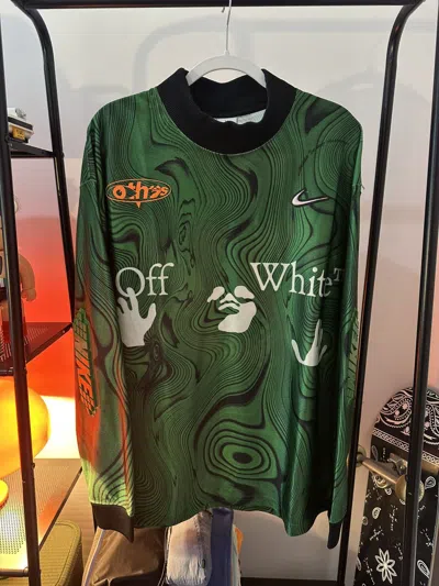 Pre-owned Nike X Off White Nike X Off-white Allover Print Jersey