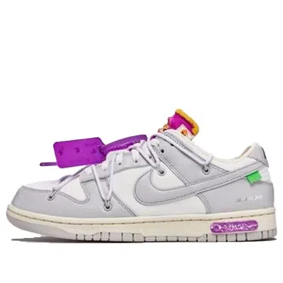 Nike X Off-white Dunk Low 'lot 03 Of 50' In Gray