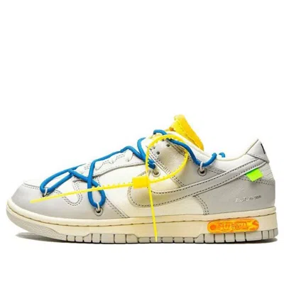 Nike X Off-white Dunk Low 'lot 10 Of 50' In Gray