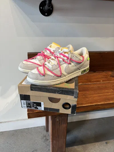 Pre-owned Nike X Off White Dunk Low Lot 17 Of 50 Shoes