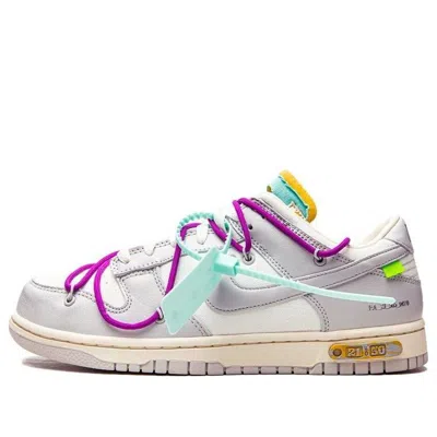 Nike X Off-white Dunk Low 'lot 21 Of 50' In Multi