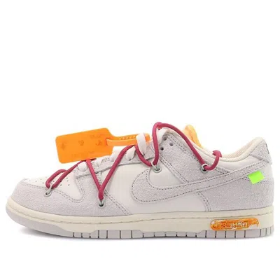 Nike X Off-white Dunk Low 'lot 35 Of 50' In Gray