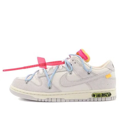 Nike X Off-white Dunk Low 'lot 38 Of 50' In Gray