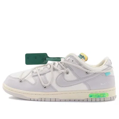 Nike X Off-white Dunk Low 'lot 42 Of 50' In Gray