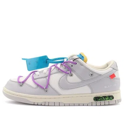 Nike X Off-white Dunk Low 'lot 47 Of 50' In Gray
