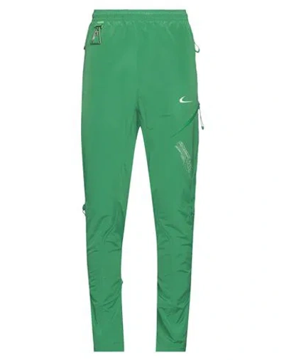 Nike X Off-white Man Pants Green Size Xl Polyester