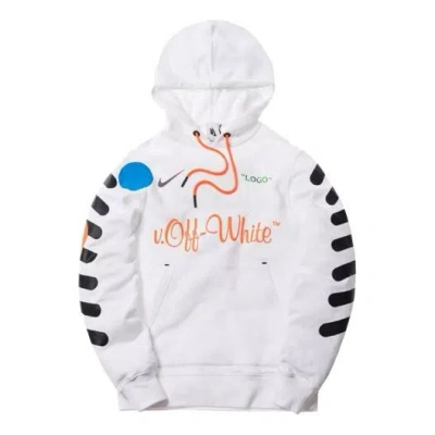 Nike X Off-white Mercurial Nrg X Hoodie 'white Total Orange'