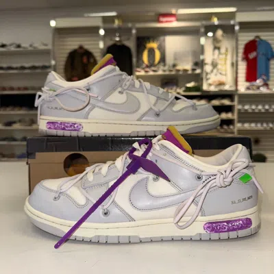 Pre-owned Nike X Off White Off-white X Dunk Low ‘lot 03 Of 50' - Size 11.5 - Dm1602-118 Shoes In Grey