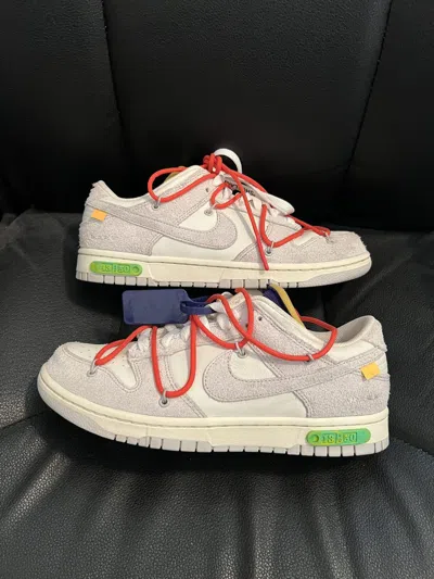 Pre-owned Nike X Off White Off-white X Dunk Low ‘lot 13 Of 50' Shoes