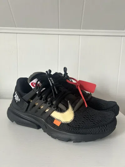 Pre-owned Nike X Off White Off-white X Nike Air Presto Black 2018 Shoes