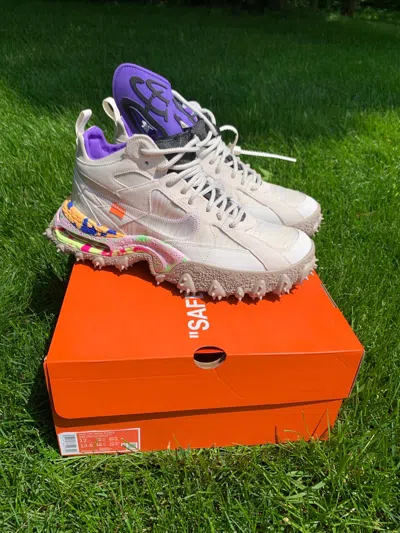 Pre-owned Nike X Off White Size 12 - Nike Off White Terra Forma Summit White Shoes In Multicolor