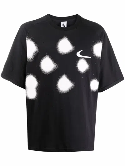 Nike X Off-white Graphic-print Short-sleeve T-shirt In Schwarz