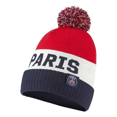 Nike X Paris Saint-germain Pom Beanie 'midnight Navy' In Blue