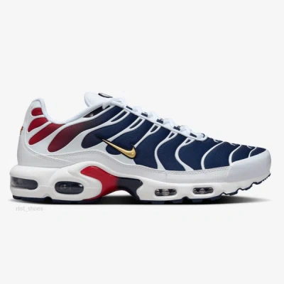 Pre-owned Nike X Paris Saint-germain Psg Air Max Tuned (fz4776-100) Expeditedship In White, Metallic Gold, Midnight Navy