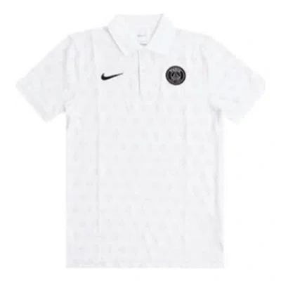 Nike X Paris Saint-germain Slim Fit Polo Shirt Asia Sizing 'white' In Multi