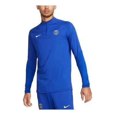 Nike X Paris Saint-germain Strike Dri-fit Knit Football Drill Top 'blue'