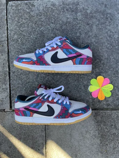 Pre-owned Nike X Parra Nike Sb Dunk Low Pro Parra Abstract Art (2021) Shoes In Multicolor