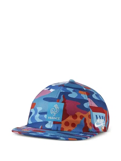 Nike X Parra Printed Skate Cap In Blue