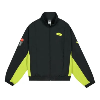 Nike X Patta Panelled Bomber Jacket In Black