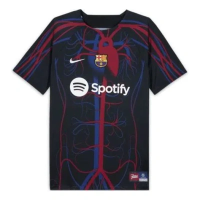Nike X Patta X Fc Barcelona Culers Del Mn Pre-match Jersey 'black'