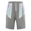 Nike X Pigalle Fleece Shorts ' Heather' In Gray
