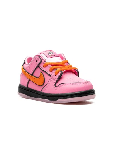 Nike Kids' X Powerpuff Girls Sb Dunk Low "blossom" Sneakers In Pink