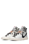 Nike X Readymade Blazer Mid Sneakers In White/ Black/ Pure Platinum