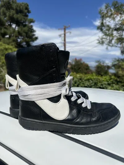 Pre-owned Nike X Riccardo Tisci High Lux Dunk Shoes In Black