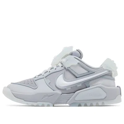 Nike X Rtfkt Clone X Dunk Genesis Low 'white Silver' In Gray