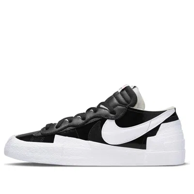 NIKE NIKE X SACAI BLAZER LOW 'BLACK PATENT'