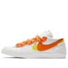 Nike Sacai Blazer Low Colour-block Leather Sneakers In Multi