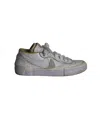 Nike X Sacai Blazer Low Sneakers In White Patent Leather In White