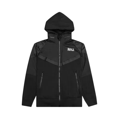 Pre-owned Nike X Sacai Full Zip Hoodie 'black'
