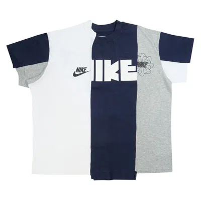 Pre-owned Nike X Sacai Hybrid T-shirt 'canyon Gold/obsidian' In Grey