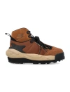 Sacai Magmascape Panelled Sneakers In Brown