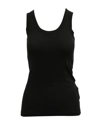 Sacai Tank Top With Sanrio Patty & Jimmy Buttons In Black Cotton