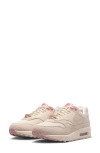 Nike X Serena Williams Design Air Max 1 Sneaker In Particle Beige/ Rust Pink