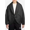 Nike X Serena Williams Design Crew Jacket In Black/game Royal