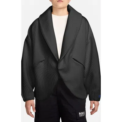 Nike X Serena Williams Design Crew Jacket In Black/game Royal