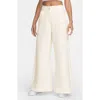Nike X Serena Williams Design Crew Sportswear High Waist Knit Pants In Sail/sail
