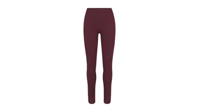 Pre-owned Nike X Skims Women's Matte 26" Legging In Currant In Purple