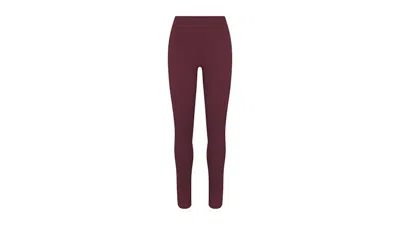 Pre-owned Nike X Skims Women's Matte 29" Legging In Currant In Purple