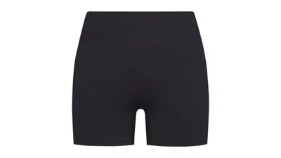 Pre-owned Nike X Skims Women's Matte 3" Short In Obsidian In Black