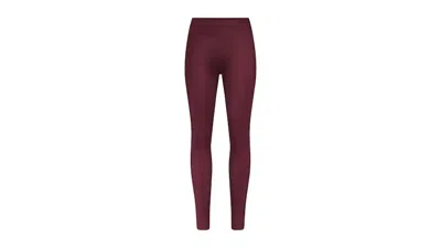 Pre-owned Nike X Skims Women's Shine Bonded Waist 26" Legging In Currant In Purple